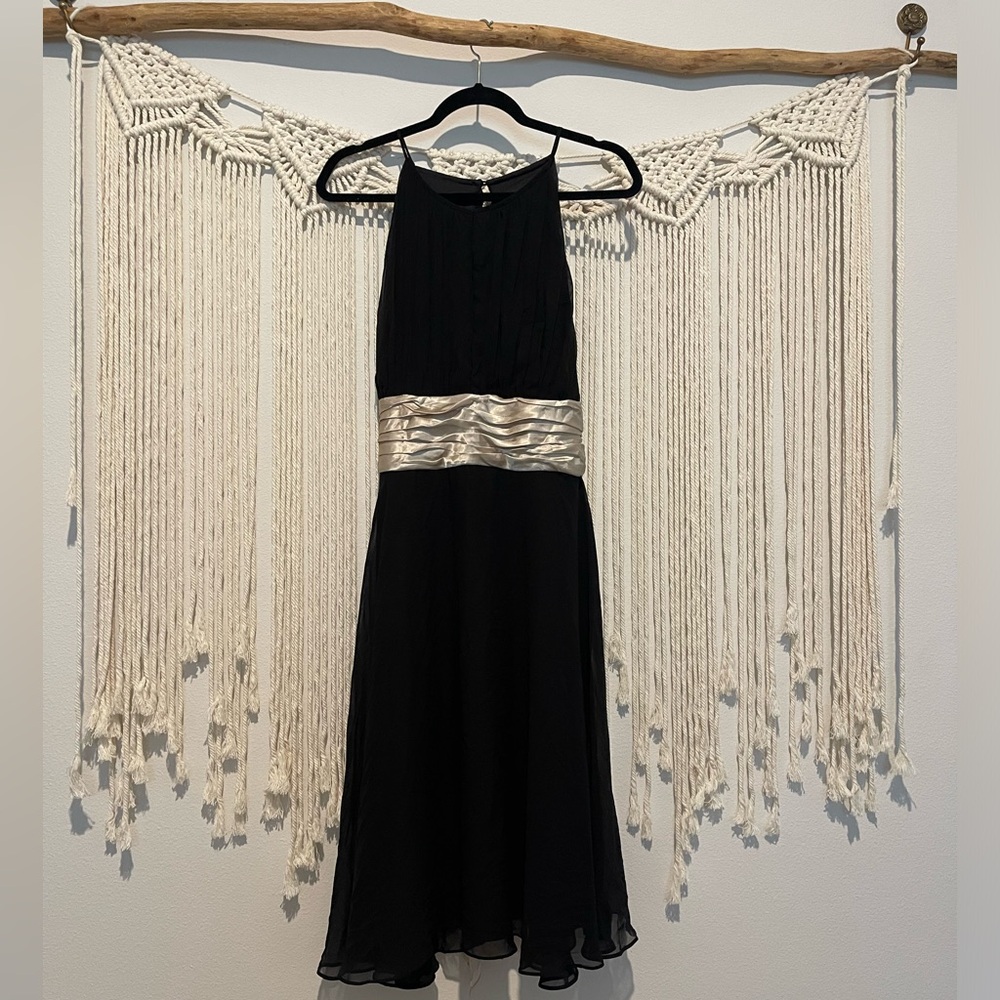 Y2K / Old Money Vintage Scarlett Nite Classy Formal Party Halter Dress Sz 16